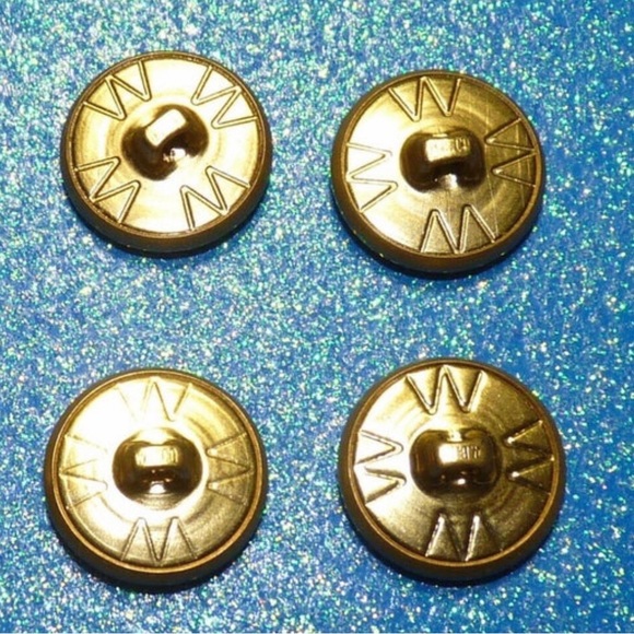 Pan Am Airline Captain Pilot co-Pilot vintage Buttons Waterbury 3/4" NOS lot 4 - Picture 3 of 3